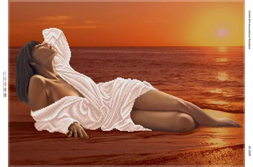 Дівчина на березі моря 