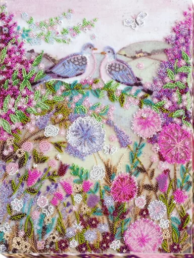 Набір для вишивки бісером "Любовне воркування" 