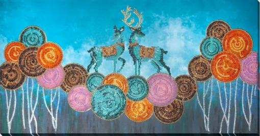 Набір для вишивки бісером "Лазурна грація" 