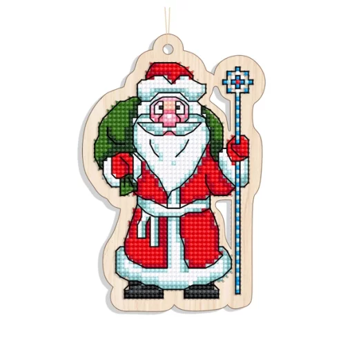 Новорічна іграшка підвіс на ялинку – Дід Мороз прийшов FNGi-016