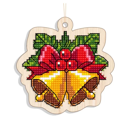 Новорічна іграшка підвіс на ялинку – Дзвіночки FNGi-017