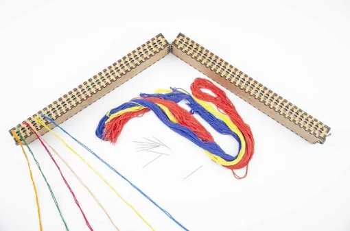 Органайзер для ниток ТМ Embroidery Craft Органайзер-розкладушка під процес волоський горіх 120 отворів OG-007