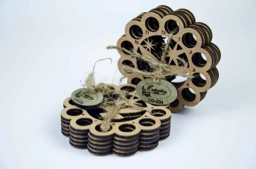 Органайзер для ниток ТМ Embroidery Craft Голуб волоський горіх OG-034