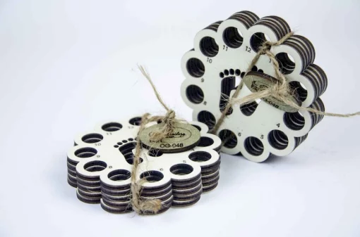 Органайзер для ниток ТМ Embroidery Craft Стопи слонова кістка OG-048