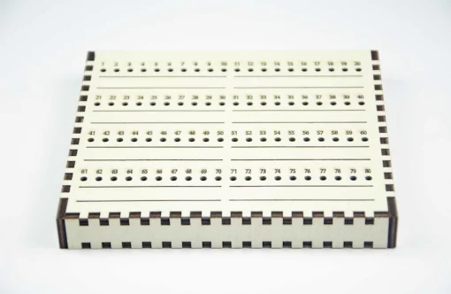 Органайзер для ниток ТМ Embroidery Craft Органайзер під процес 16х14 слонова кістка 80 отворів OG-055