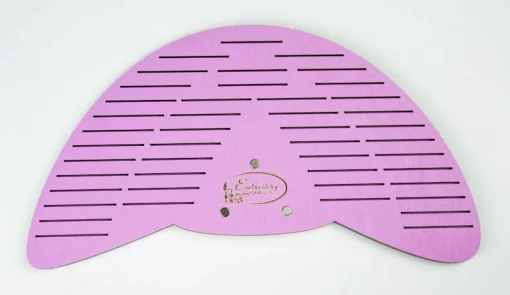 Підставка для бобін (шпуль) ТМ Embroidery Craft з магнітом для голок 45 прорізів 24*13 слонов кістка PB-001s