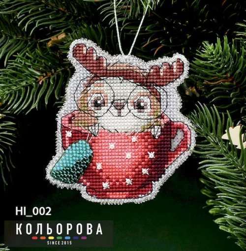 Новорічна іграшка на пластиковій основі НІ_002 &quot;Сюрприз&quot;