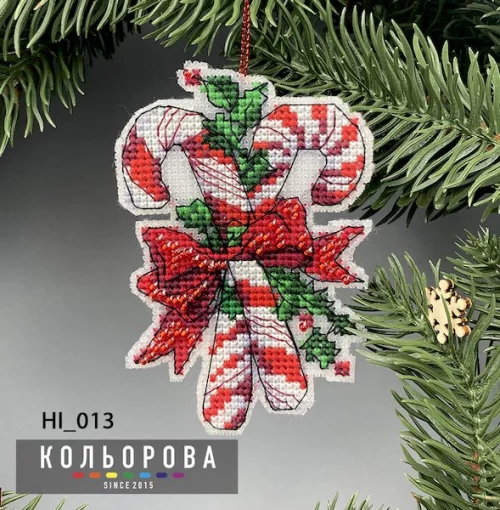 Новорічна іграшка на пластиковій основі НІ_013 &quot;Різдвяні смаколики&quot;