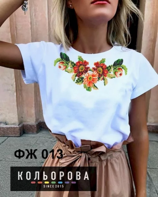 Футболка жіноча для вишивки ФЖ-13