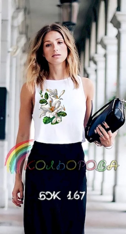 Блузка жіноча без рукавів БЖ-167