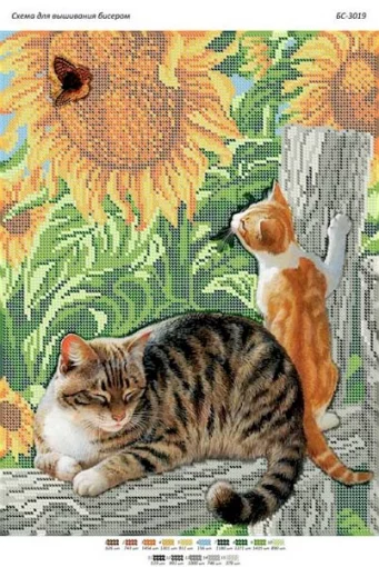 Коти і метелик 