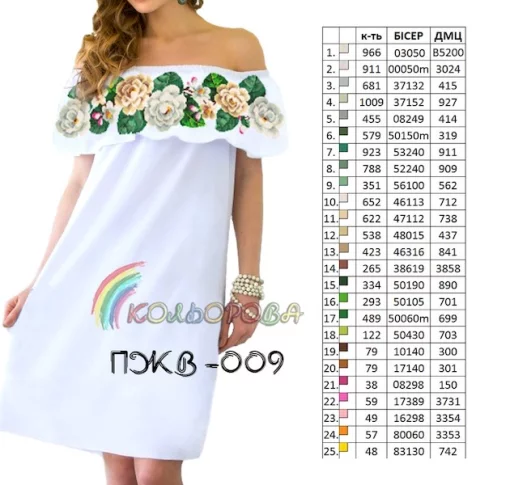 Плаття жіноче з воланом ПЖВ-009