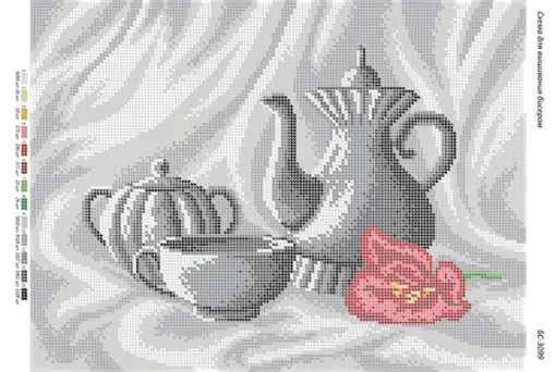 Чайний сервіз (ч/б) 